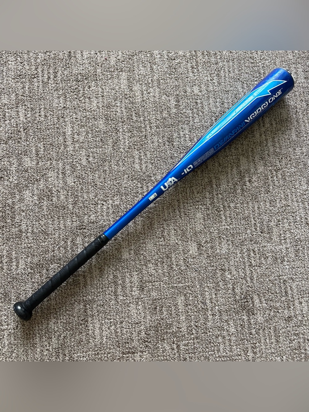 DeMarini Voodoo One (-10) USA Baseball Bat, blue, x14 alloy
